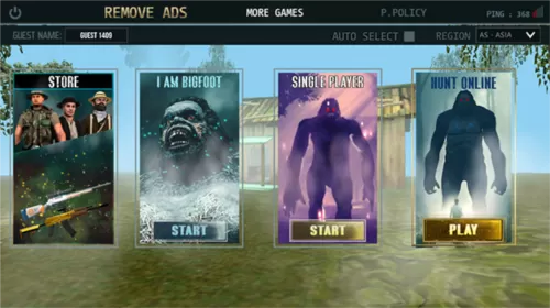 大脚怪狩猎多人最新版